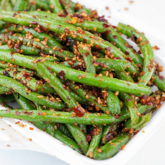 DeepFried Green Beans with Spicy Minced Pork The China Bowl